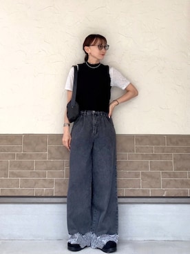 「feepur（フェピュール）のアイテム」を使った、SIZUさん（レディース・156cm）の夏コーディネート