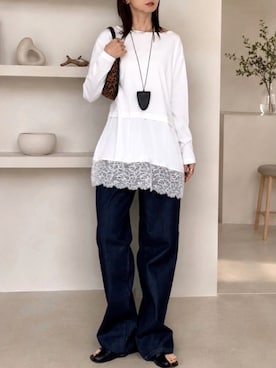 SIZUさん（レディース・156cm）の夏コーディネート