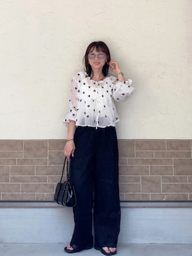 「PAES（ペイズ）のアイテム」を使った、SIZUさん（レディース・156cm）の夏コーディネート