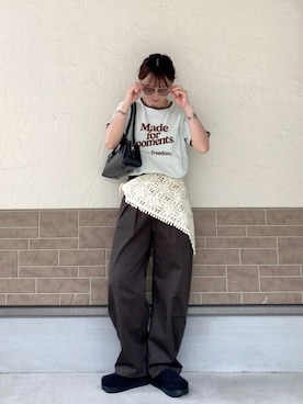 「feepur（フェピュール）のアイテム」を使った、SIZUさん（レディース・156cm）の春コーディネート