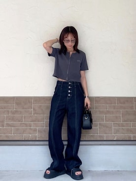 「UGG（アグ）のアイテム」を使った、SIZUさん（レディース・156cm）の夏コーディネート