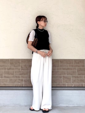 「RANAN（ラナン）のアイテム」を使った、SIZUさん（レディース・156cm）の夏コーディネート