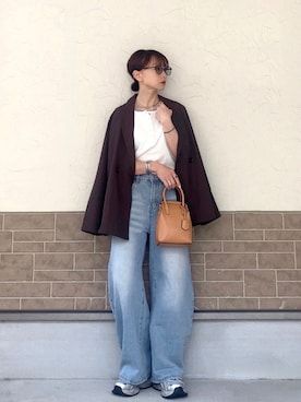 「ORBIS（オルビス）のアイテム」を使った、SIZUさん（レディース・156cm）の春コーディネート