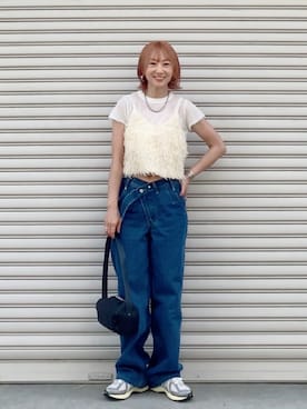 「NOISE MAKER（ノイズメーカー）のアイテム」を使った、SIZUさん（レディース・156cm）の夏コーディネート