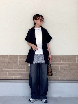 「Aunely（オーネリー）のアイテム」を使った、SIZUさん（レディース・156cm）の春コーディネート