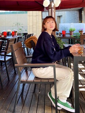 「ARKnets（アークネッツ）のアイテム」を使った、SIZUさん（レディース・156cm）の秋コーディネート