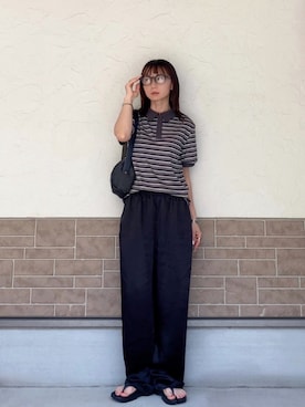 「PAES（ペイズ）のアイテム」を使った、SIZUさん（レディース・156cm）の夏コーディネート