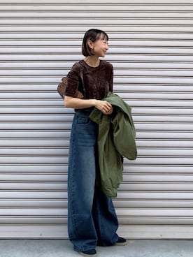 SIZUさん（レディース・156cm）の秋コーディネート
