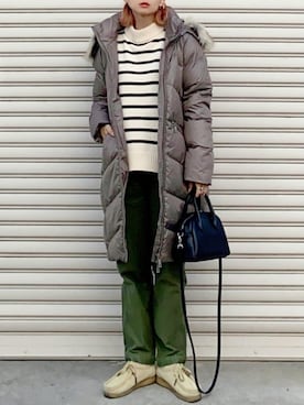 「Calvin Klein（カルバン・クライン）のアイテム（ジャケット/アウター）」を使った、SIZUさん（レディース・156cm）の秋コーディネート