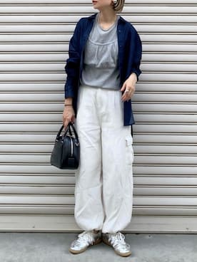 「Ungrid（アングリッド）のアイテム（ボストンバッグ）」を使った、SIZUさん（レディース・156cm）の秋コーディネート