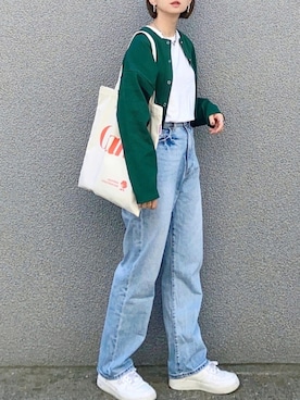 「classicalelf（クラシカルエルフ）のアイテム（パンツ）」を使った、SIZUさん（レディース・156cm）の秋コーディネート