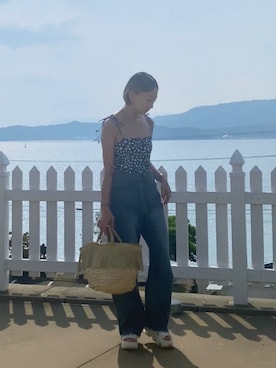 「アイテム（水着/着物・浴衣）」を使った、SIZUさん（レディース・156cm）の夏コーディネート