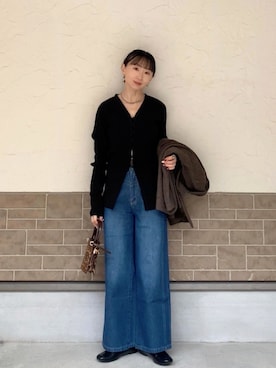 「POLO BCS（ポロ ビーシーエス）のアイテム」を使った、SIZUさん（レディース・156cm）の冬コーディネート