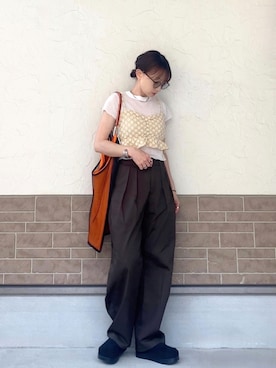 「AIC.（エーアイシー）のアイテム」を使った、SIZUさん（レディース・156cm）の春コーディネート