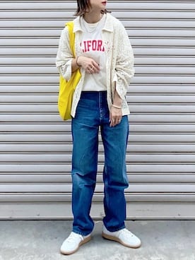 「AS KNOW AS plus（アズノゥアズプラス）のアイテム（アクセサリー）」を使った、SIZUさん（レディース・156cm）の夏コーディネート