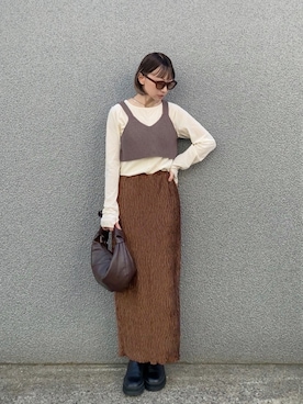 SIZUさん（レディース・156cm）の秋コーディネート
