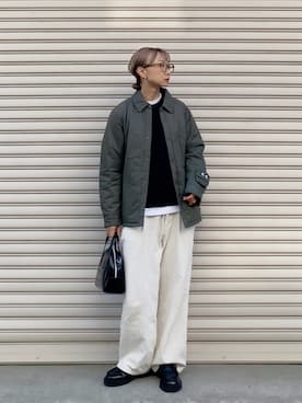 「Legato Largo（レガートラルゴ）のアイテム」を使った、SIZUさん（レディース・156cm）の冬コーディネート