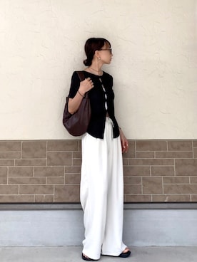 「RANAN（ラナン）のアイテム」を使った、SIZUさん（レディース・156cm）の夏コーディネート