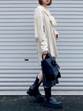 「NOFALL（ノーフォール）のアイテム」を使った、SIZUさん（レディース・156cm）の秋コーディネート