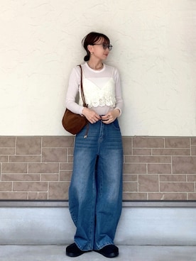 「アイテム（メイクアップ）」を使った、SIZUさん（レディース・156cm）の春コーディネート