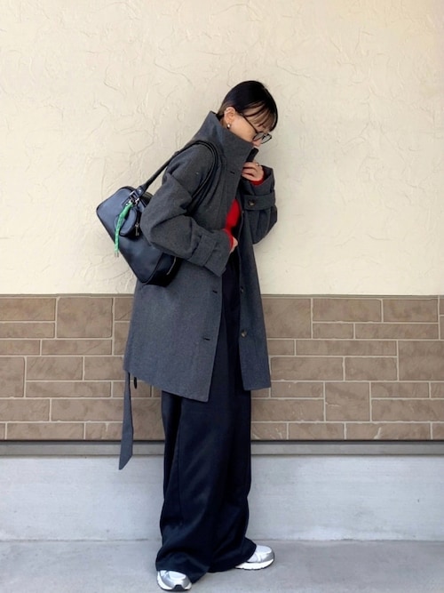 セール】[新色追加][シンプルに着映える]袖金ボタンタートルネック