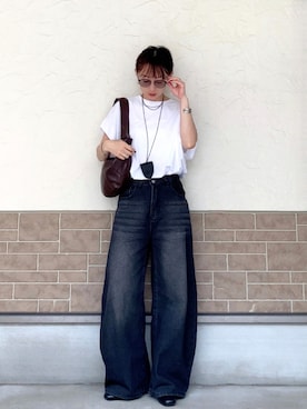 「アイテム（ファンデーション）」を使った、SIZUさん（レディース・156cm）の春コーディネート