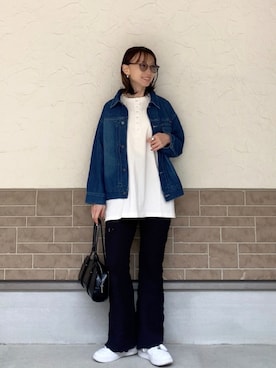 「forksy.（フォルクシー）のアイテム」を使った、SIZUさん（レディース・156cm）の春コーディネート