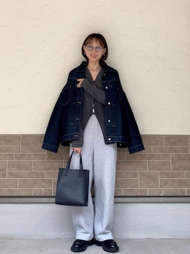 「BONLECILL（ボンルシール）のアイテム」を使った、SIZUさん（レディース・156cm）の春コーディネート