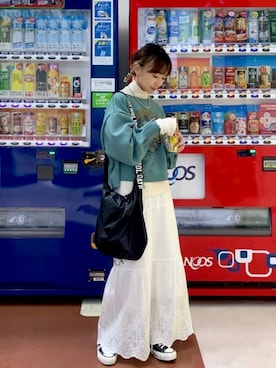 「Simplicite（サンプリシテ）のアイテム」を使った、SIZUさん（レディース・156cm）の秋コーディネート