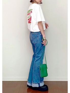 「NOFALL（ノーフォール）のアイテム」を使った、SIZUさん（レディース・156cm）の夏コーディネート