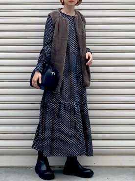 「BELLUNA（ベルーナ）のアイテム」を使った、SIZUさん（レディース・156cm）の秋コーディネート