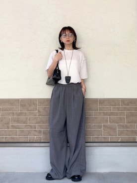 「Port（ポート）のアイテム」を使った、SIZUさん（レディース・156cm）の春コーディネート