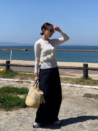 「VT（ブイティー）のVT CICA コラーゲンマスク (30枚入)（パック/フェイスマスク）」を使った、SIZUさん（レディース・156cm）の春コーディネート