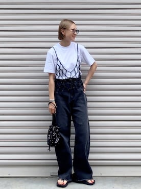 「casita(RETRO GIRL)（カシータ）のアイテム」を使った、SIZUさん（レディース・156cm）の夏コーディネート