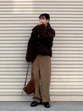 SIZUさん(レディース・156cm)の冬コーディネート