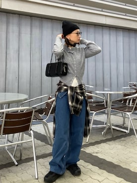 「feepur（フェピュール）のアイテム」を使った、SIZUさん（レディース・156cm）の冬コーディネート