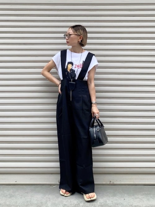 GeeRA サロペット オーバーオール 「S-XLサイズ展開」フロント