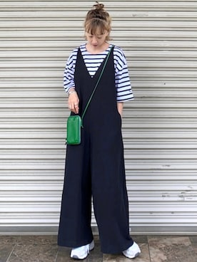 「FORK&SPOON（フォークアンドスプーン）のアイテム」を使った、SIZUさん（レディース・156cm）の春コーディネート