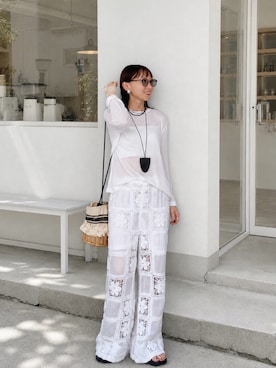 「Port（ポート）のアイテム」を使った、SIZUさん（レディース・156cm）の夏コーディネート