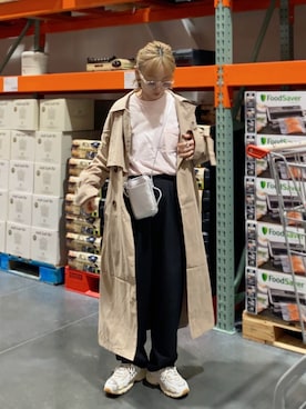 「reca（レカ）のアイテム」を使った、SIZUさん（レディース・156cm）の春コーディネート