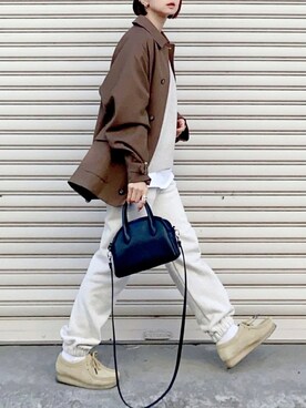 「MACKINTOSH PHILOSOPHY（ﾏｯｷﾝﾄｯｼｭ ﾌｨﾛｿﾌｨｰ）のアイテム」を使った、SIZUさん（レディース・156cm）の冬コーディネート