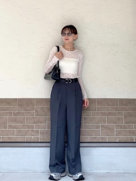 「feepur（フェピュール）のアイテム」を使った、SIZUさん（レディース・156cm）の夏コーディネート