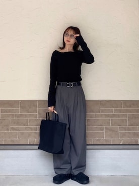 「アイテム（フレグランス）」を使った、SIZUさん（レディース・156cm）の春コーディネート