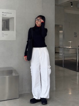「BONLECILL（ボンルシール）のアイテム」を使った、SIZUさん（レディース・156cm）の秋コーディネート
