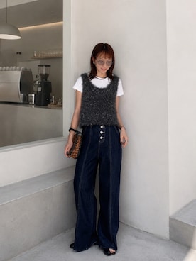 「feepur（フェピュール）のアイテム」を使った、SIZUさん（レディース・156cm）の夏コーディネート