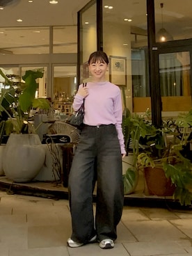 「アイテム（ファンデーション）」を使った、SIZUさん（レディース・156cm）の春コーディネート