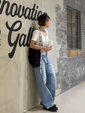 「アイテム（ピアス（両耳用））」を使った、SIZUさん（レディース・156cm）の夏コーディネート