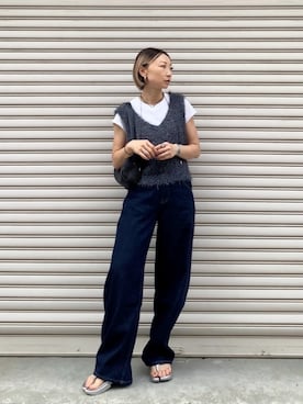 「アイテム（メイクアップ）」を使った、SIZUさん（レディース・156cm）の夏コーディネート
