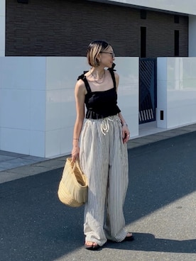 「アイテム（水着/着物・浴衣）」を使った、SIZUさん（レディース・156cm）の夏コーディネート