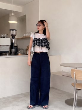 SIZUさん(レディース・156cm)の夏コーディネート